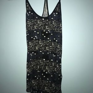 Printed loose tank top